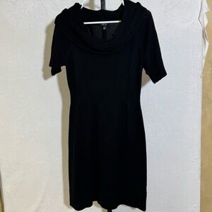 Apt. 9 Black Cowl Neck Knit Short-Sleeve Sweater